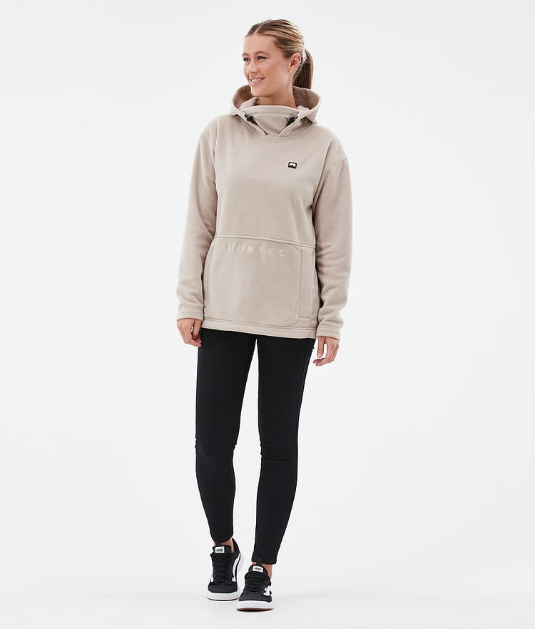 Delta W Fleece Hoodie Women Sand, Image 3 of 7