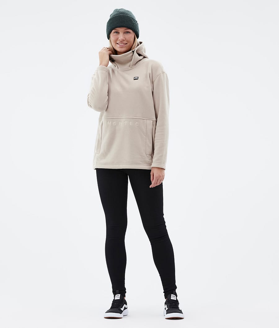 Delta W Fleece Hoodie Women Sand