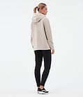 Delta W Fleece Hoodie Women Sand, Image 4 of 7