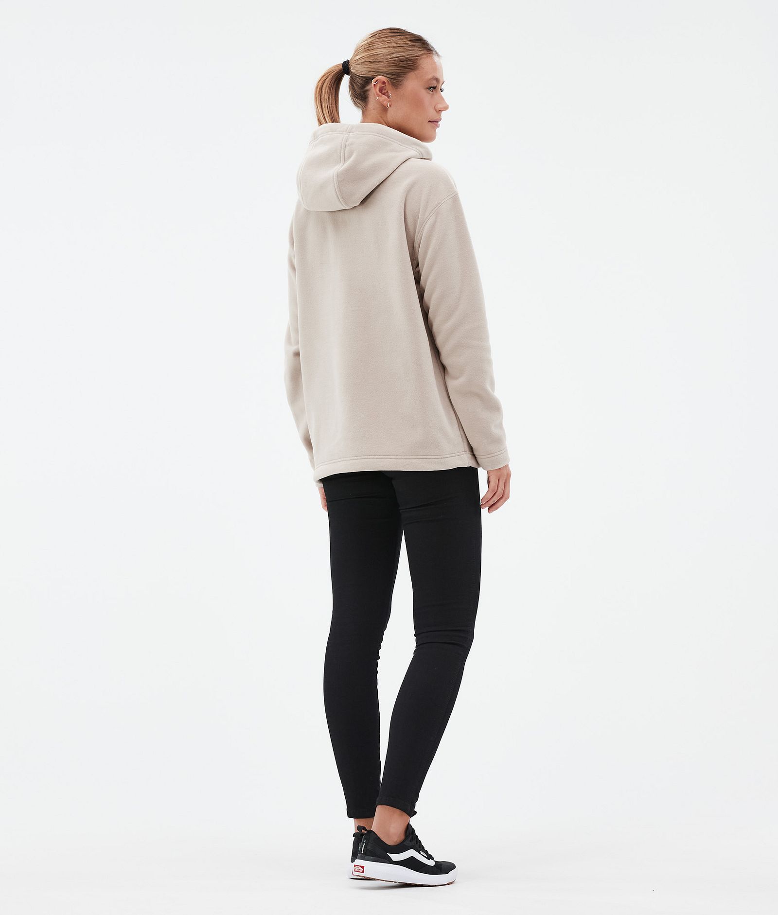 Delta W Fleece Hoodie Women Sand, Image 4 of 7