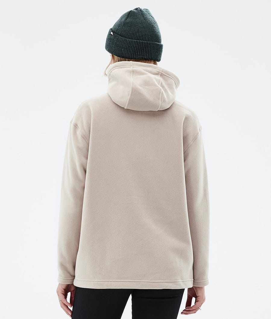 Delta W Fleece Hoodie Women Sand