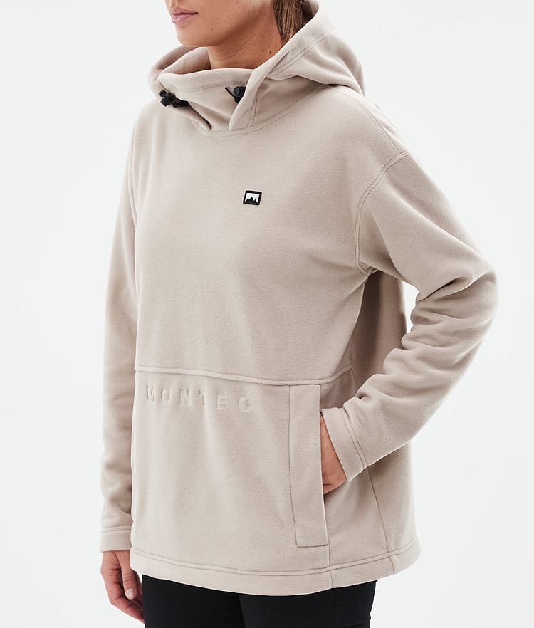 Delta W Fleece Hoodie Women Sand, Image 7 of 7