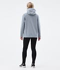 Delta W Fleece Hoodie Women Soft Blue, Image 4 of 7