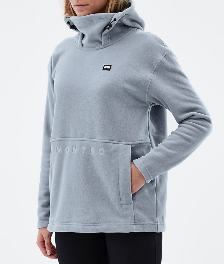 Delta W Fleece Hoodie Damen Soft Blue