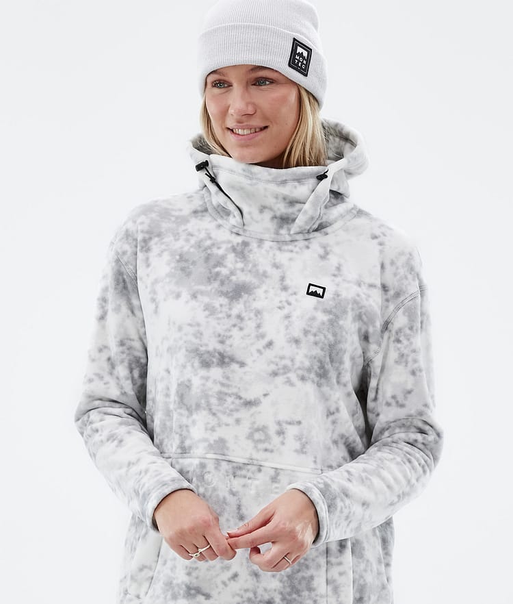 Delta W Polar con Capucha Mujer Grey Tiedye