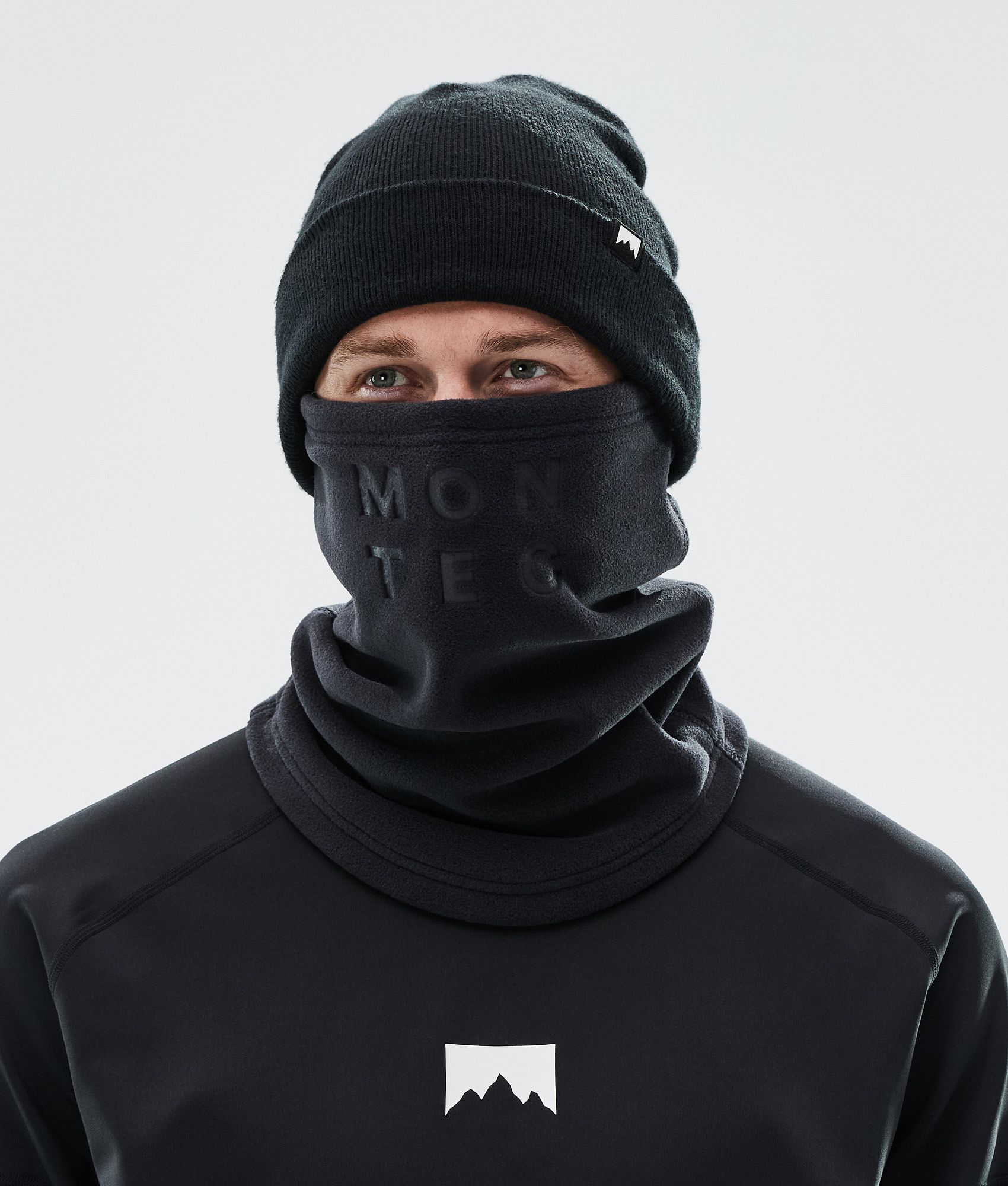 Montec Echo Tube スキー マスク Black - ブラック | Montecwear.com