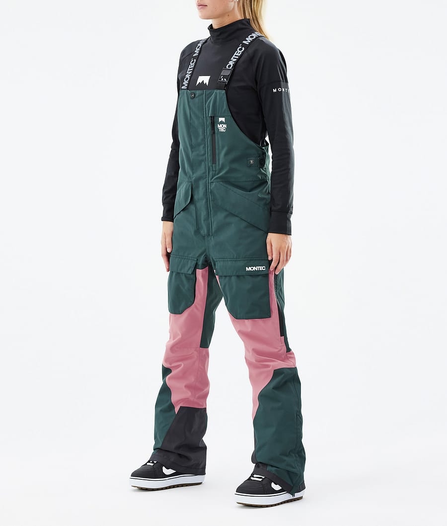 Fawk W Pantalones Snowboard Mujer Dark Atlantic/Pink
