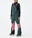 Fawk W Pantalon de Snowboard Femme Dark Atlantic/Pink