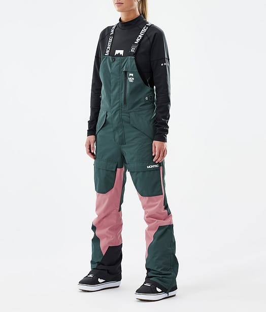 Fawk W Kalhoty na Snowboard Dámské Dark Atlantic/Pink