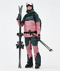 Fawk W Lasketteluhousut Naiset Dark Atlantic/Pink, Kuva 2 / 7
