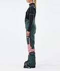 Fawk W Pantalon de Ski Femme Dark Atlantic/Pink, Image 3 sur 7