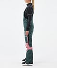 Fawk W Pantalon de Snowboard Femme Dark Atlantic/Pink, Image 3 sur 7