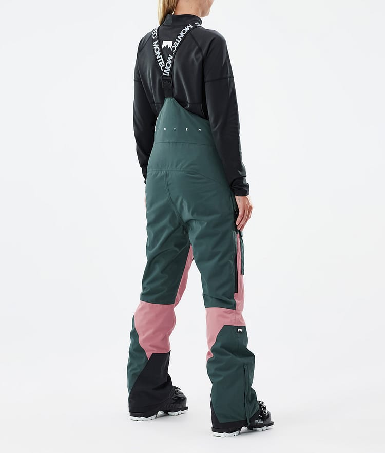 Fawk W Pantalon de Ski Femme Dark Atlantic/Pink, Image 4 sur 7