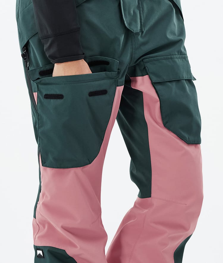 Fawk W Snowboardbukse Dame Dark Atlantic/Pink