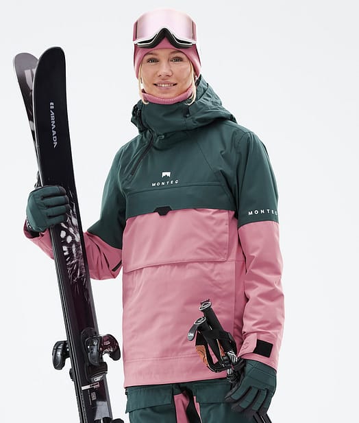 Dune W Skijakke Dame Dark Atlantic/Pink