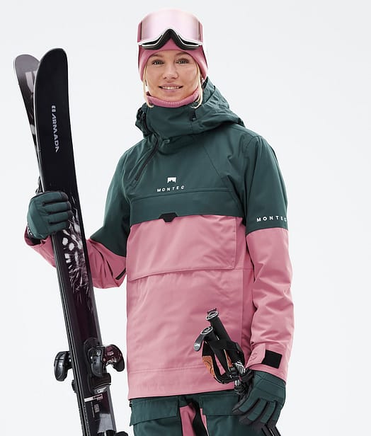 Dune W Skijacke Damen Dark Atlantic/Pink