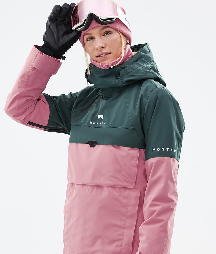 Dune W Veste de Ski Femme Dark Atlantic/Pink