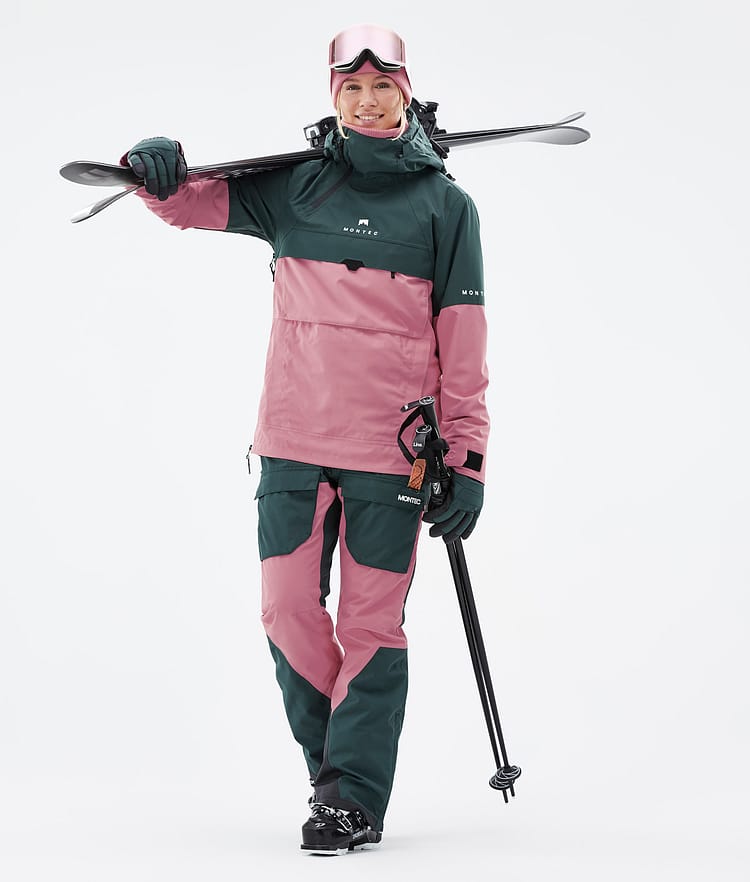 Dune W Ski Jacket Women Dark Atlantic/Pink, Image 3 of 9