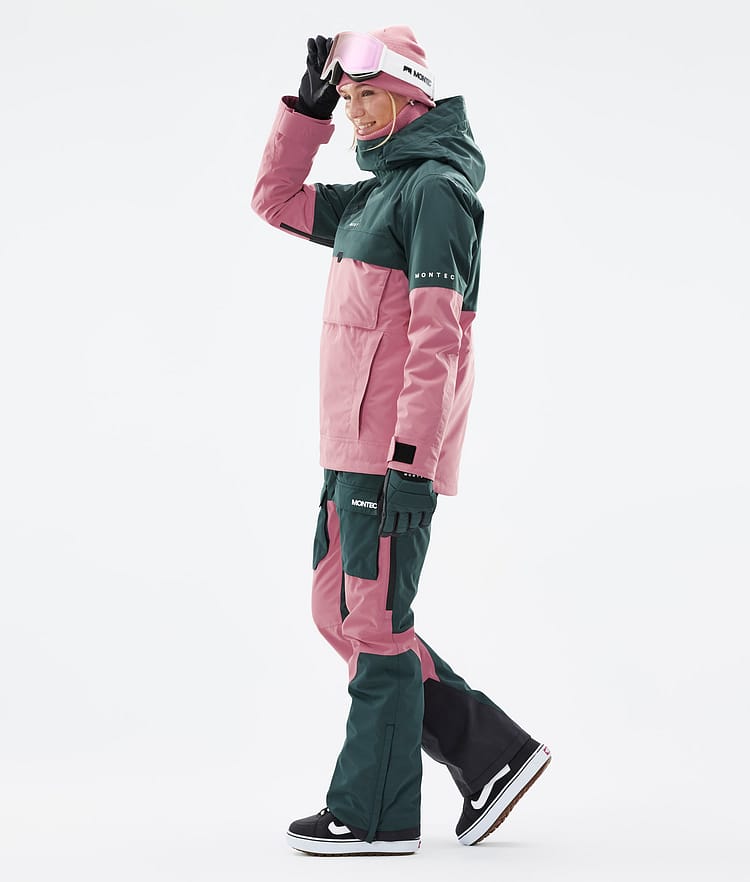 Dune W Chaqueta Snowboard Mujer Dark Atlantic/Pink Renewed, Imagen 4 de 9