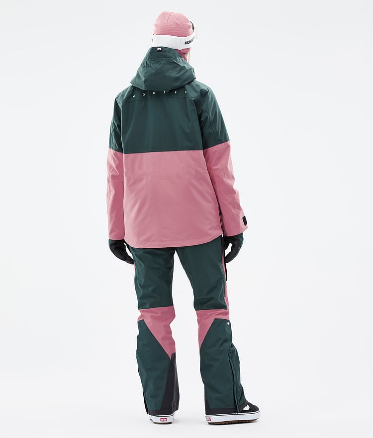 Dune W Giacca Snowboard Donna Dark Atlantic/Pink Renewed, Immagine 5 di 9