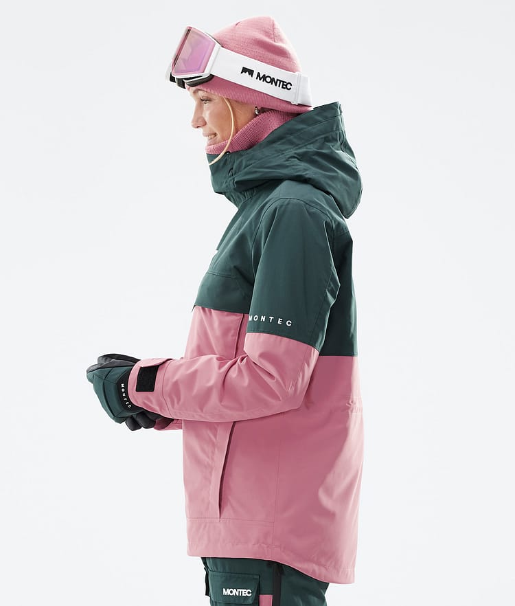 Dune W Ski jas Dames Dark Atlantic/Pink