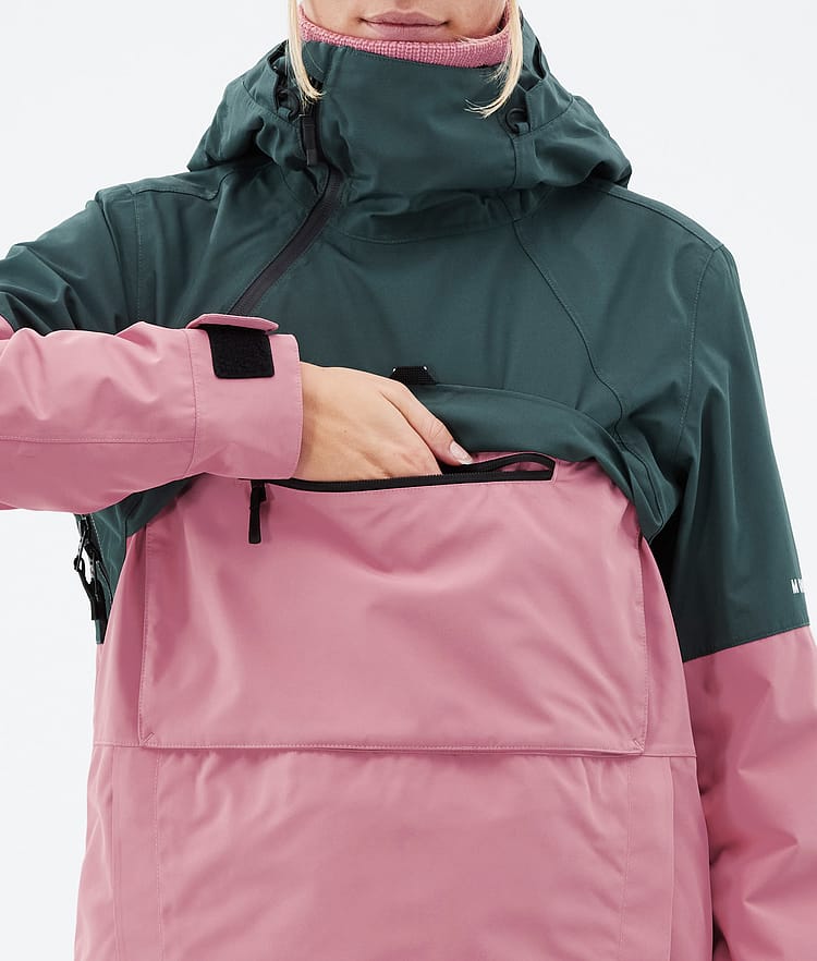 Dune W Skijacke Damen Dark Atlantic/Pink