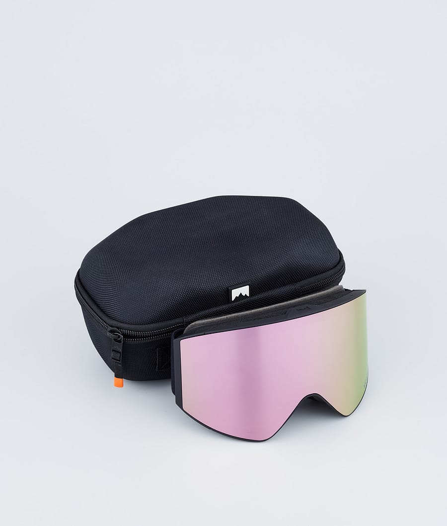 Montec Scope 2022 Ski Goggles Men Black/Rose Mirror | Montecwear.com