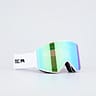 Montec Scope Ski Goggles White/Tourmaline Green Mirror