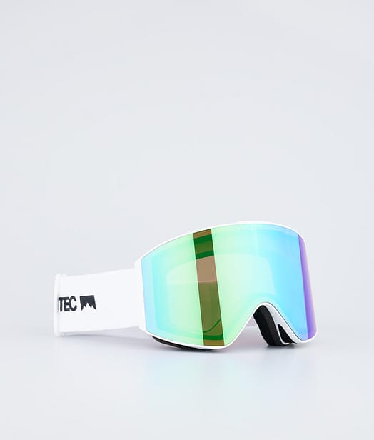 Scope 2022 Gafas de esquí White/Tourmaline Green Mirror