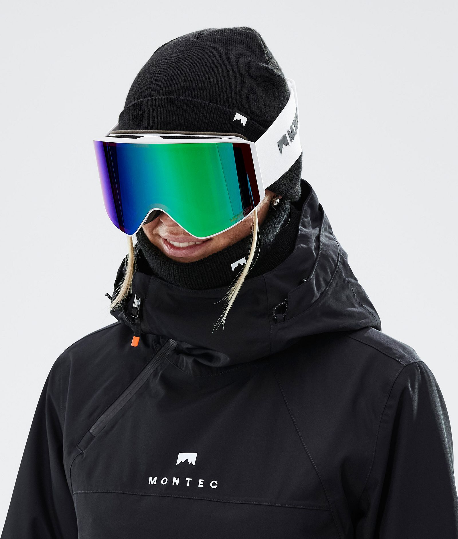 Scope 2022 Gafas de esquí White/Tourmaline Green Mirror