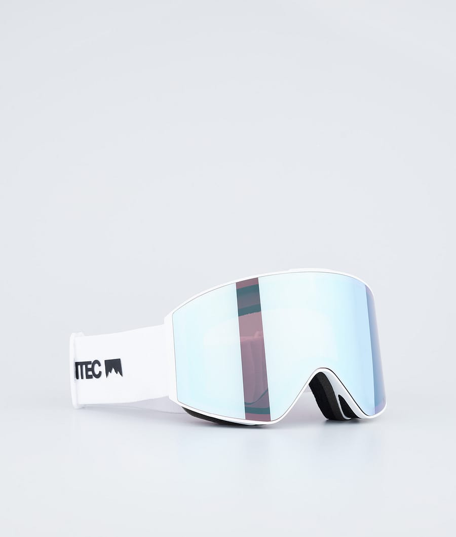 Scope Ski Goggles White/Moon Blue Mirror