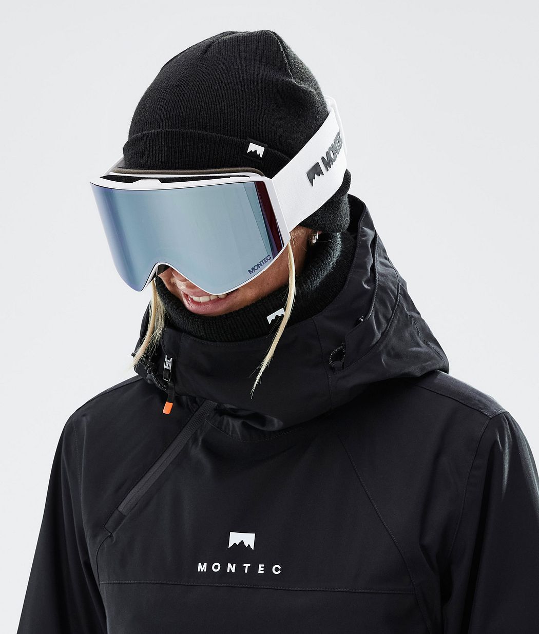 Scope Ski Goggles White/Moon Blue Mirror