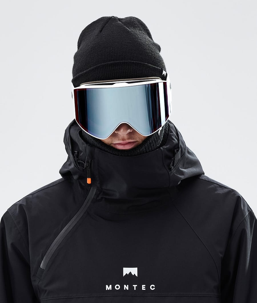 Scope Ski Goggles White/Moon Blue Mirror