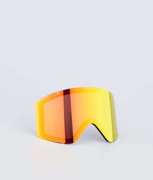 Scope 2022 Goggle Lens Ecran de remplacement pour masque de ski Ruby Red Mirror