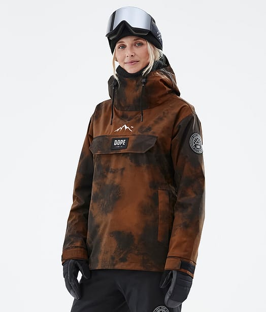 Dope Blizzard W 22 Giacca Snowboard Donna Smudge Orange