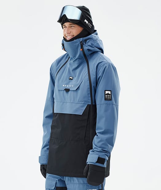 Doom Veste de Ski Homme Blue Steel/Black