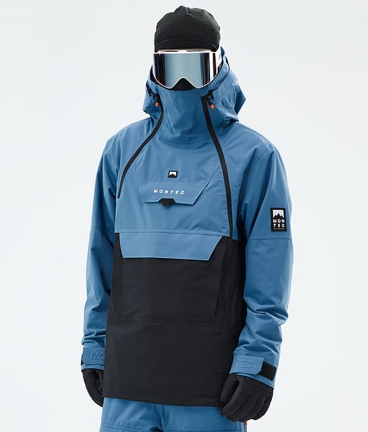 Doom Snowboard Jacket Men Blue Steel/Black