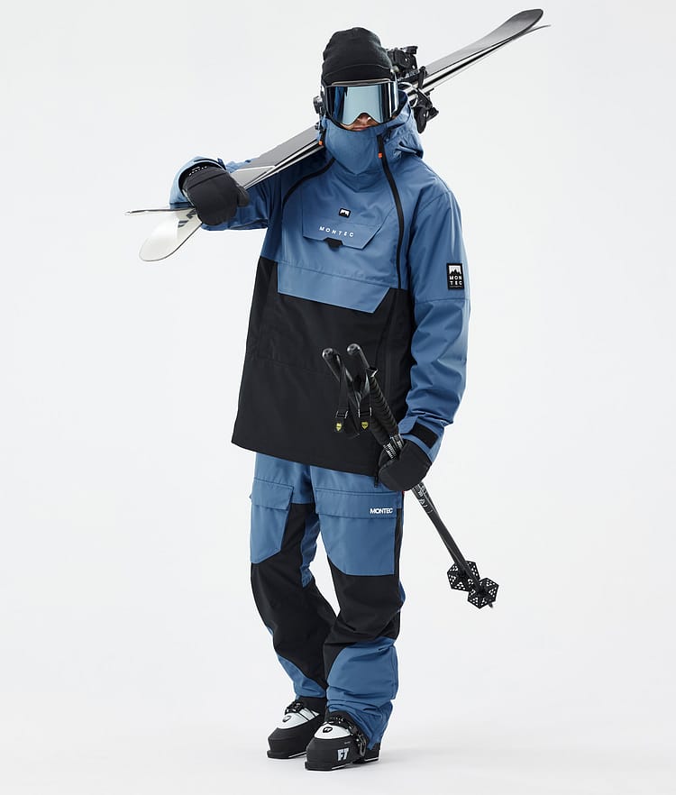 Doom Veste de Ski Homme Blue Steel/Black