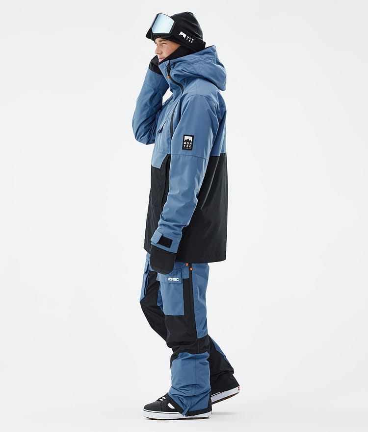 Doom Snowboardjakke Herre Blue Steel/Black Renewed, Billede 3 af 10