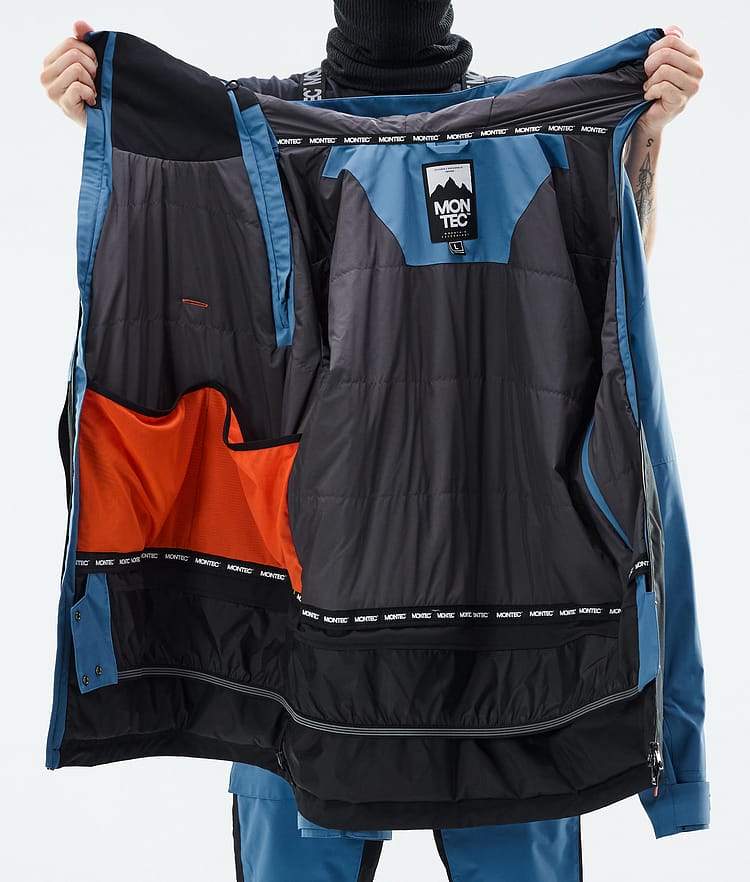 Doom Snowboard Jacket Men Blue Steel/Black, Image 11 of 11