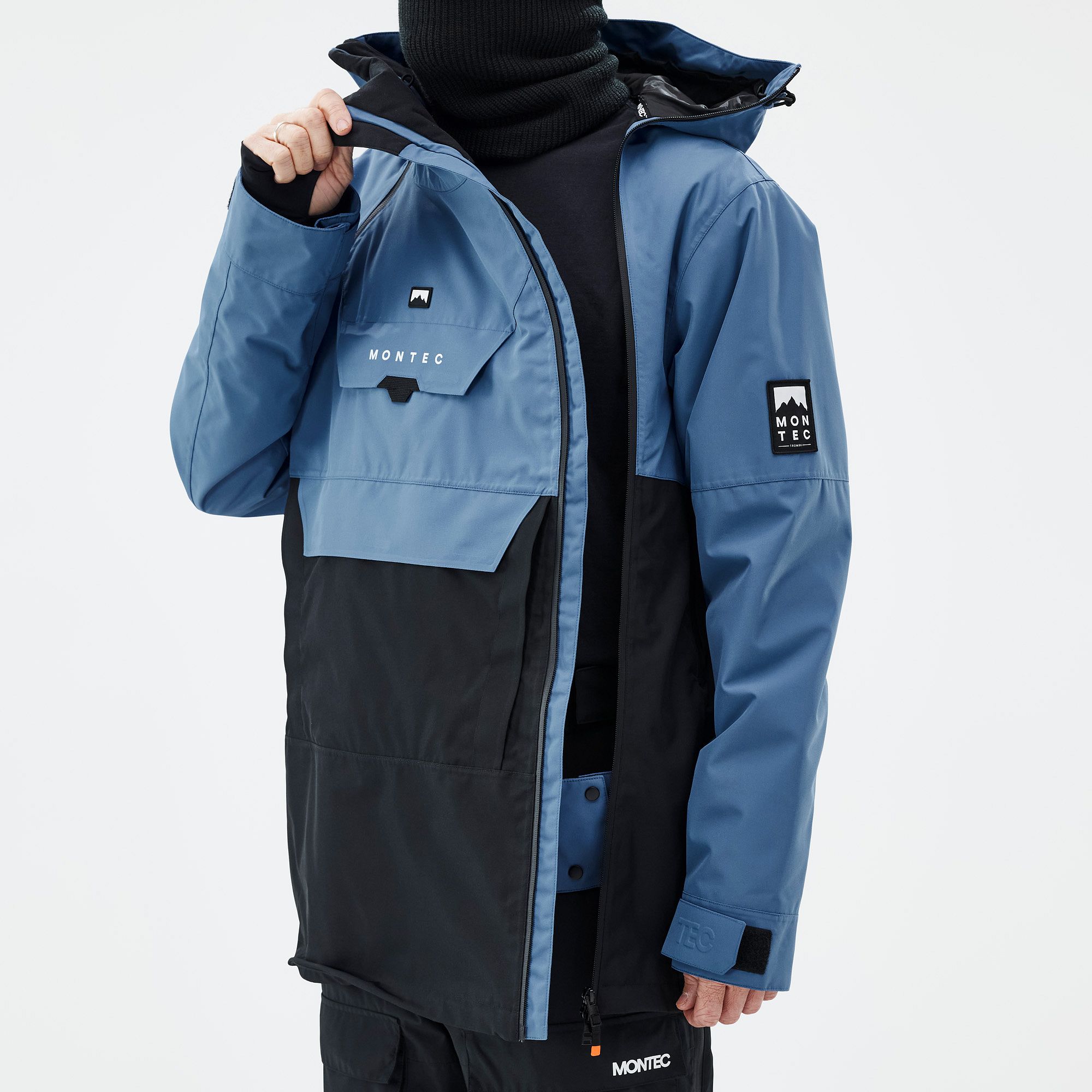 MONTEC Doom スノーボードウェア Montec Doom Snowboard Jacket Men Atlantic/Black | Montecwear.com