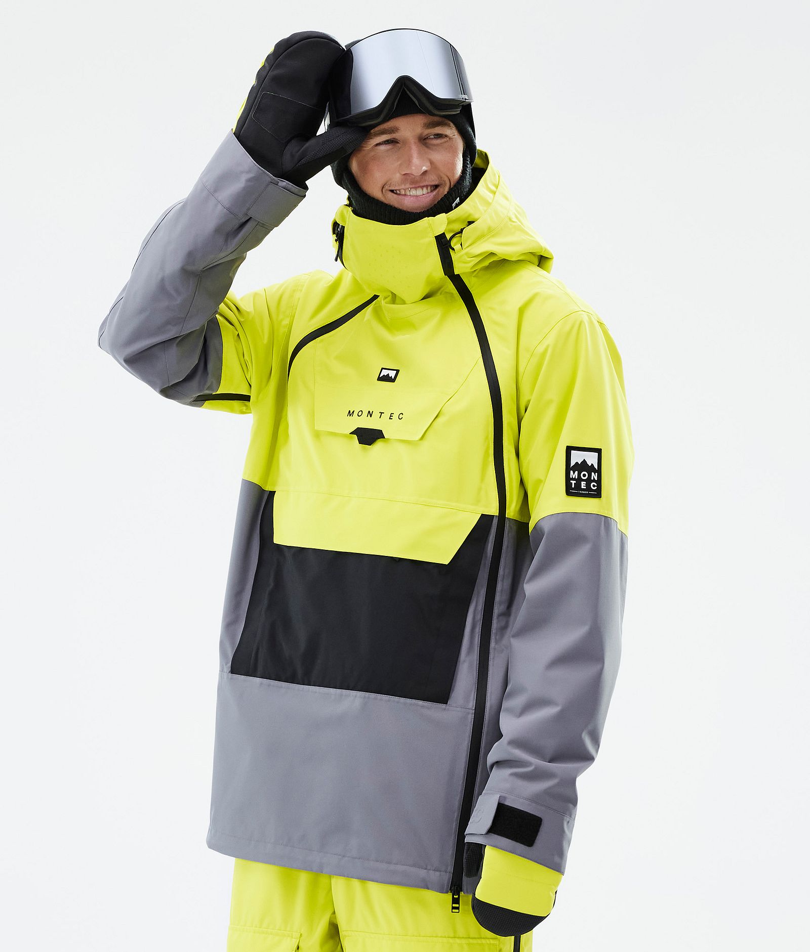 Doom Ski Jacket Men Bright Yellow/Black/Light Pearl, Image 1 of 10