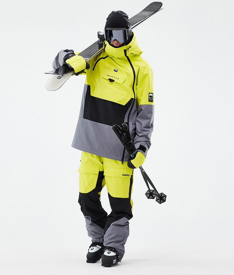 Doom Ski Jacket Men Bright Yellow/Black/Light Pearl, Image 2 of 10