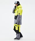Doom Snowboardjakke Herre Bright Yellow/Black/Light Pearl