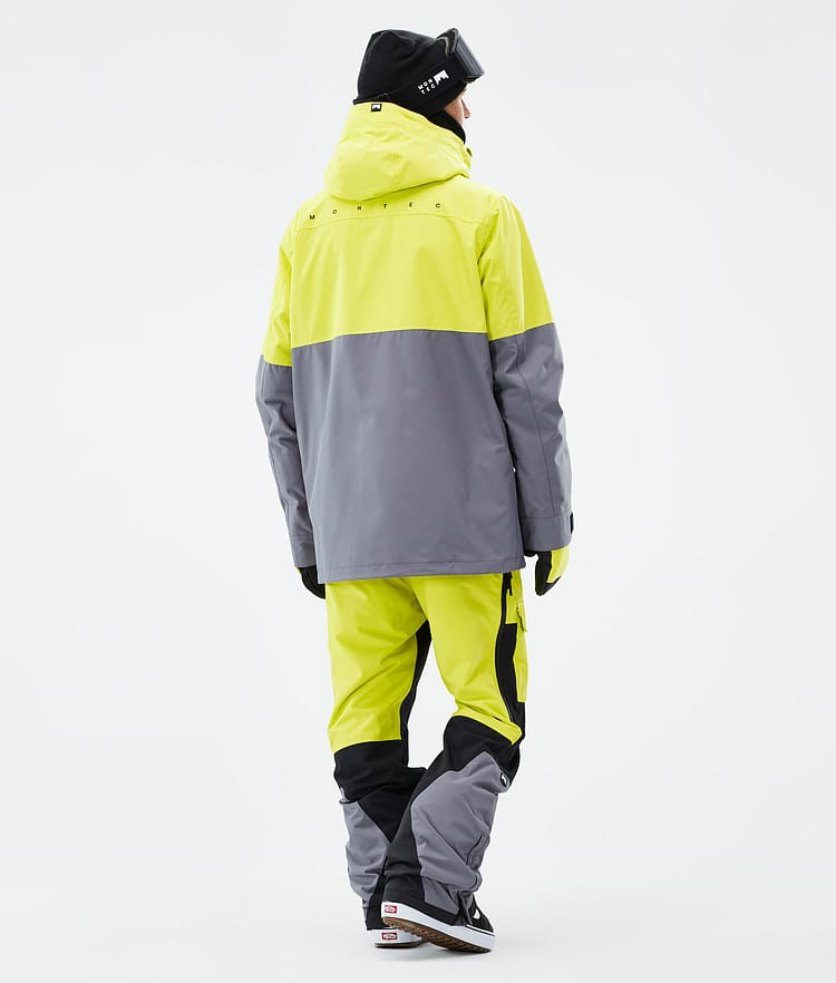 Doom Snowboard Jacket Men Bright Yellow/Black/Light Pearl, Image 5 of 11