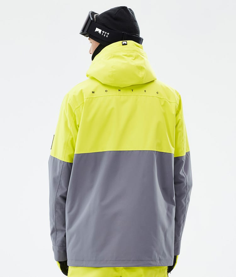 Doom Snowboard Jacket Men Bright Yellow/Black/Light Pearl, Image 7 of 11