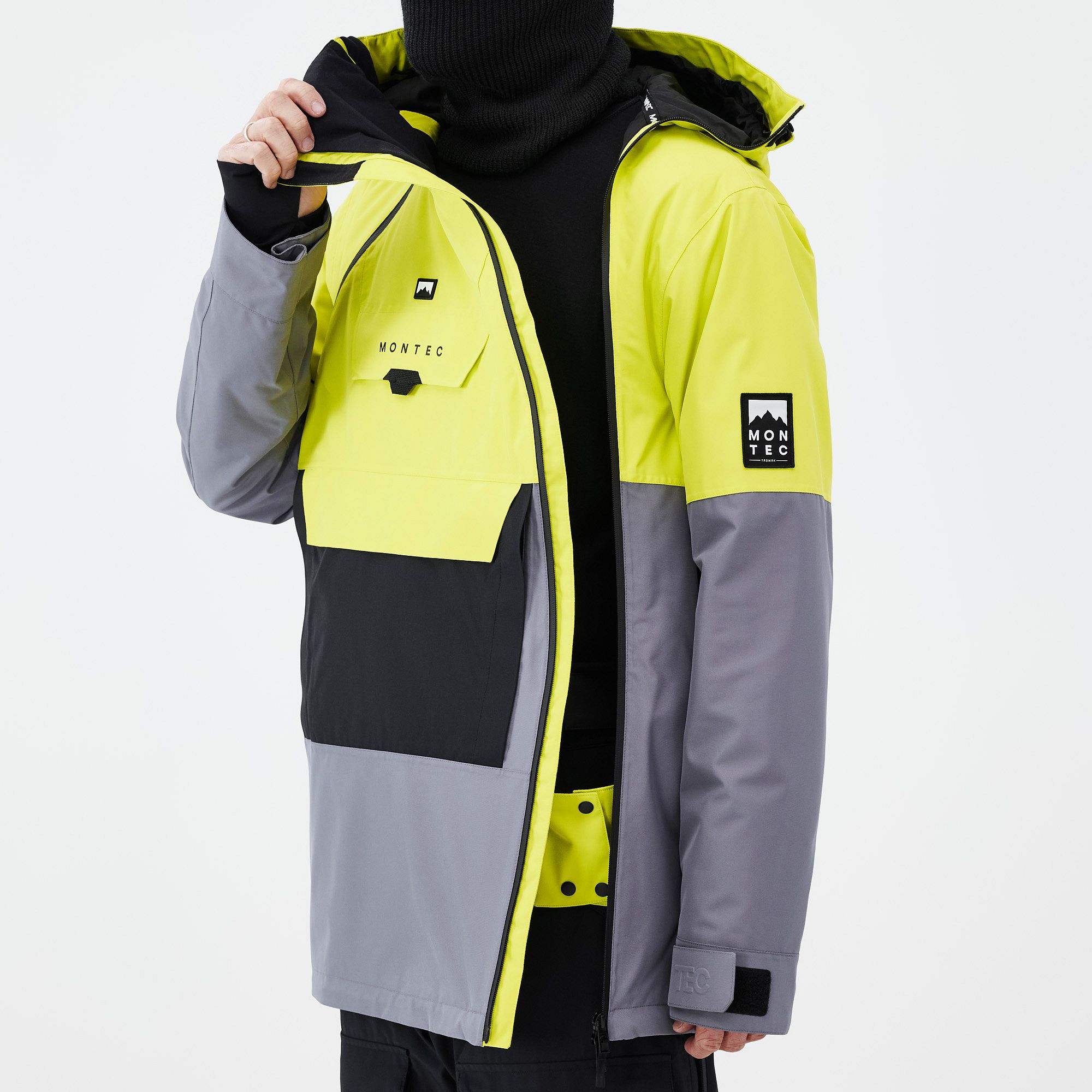 MONTEC スノーボードジャケット XS Montec Doom スノーボードジャケット メンズ Bright Yellow