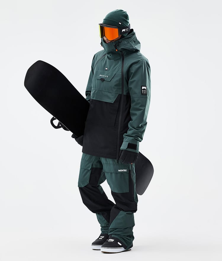 Montec Doom Chaqueta Snowboard Hombre Dark Atlantic/Black - Verde