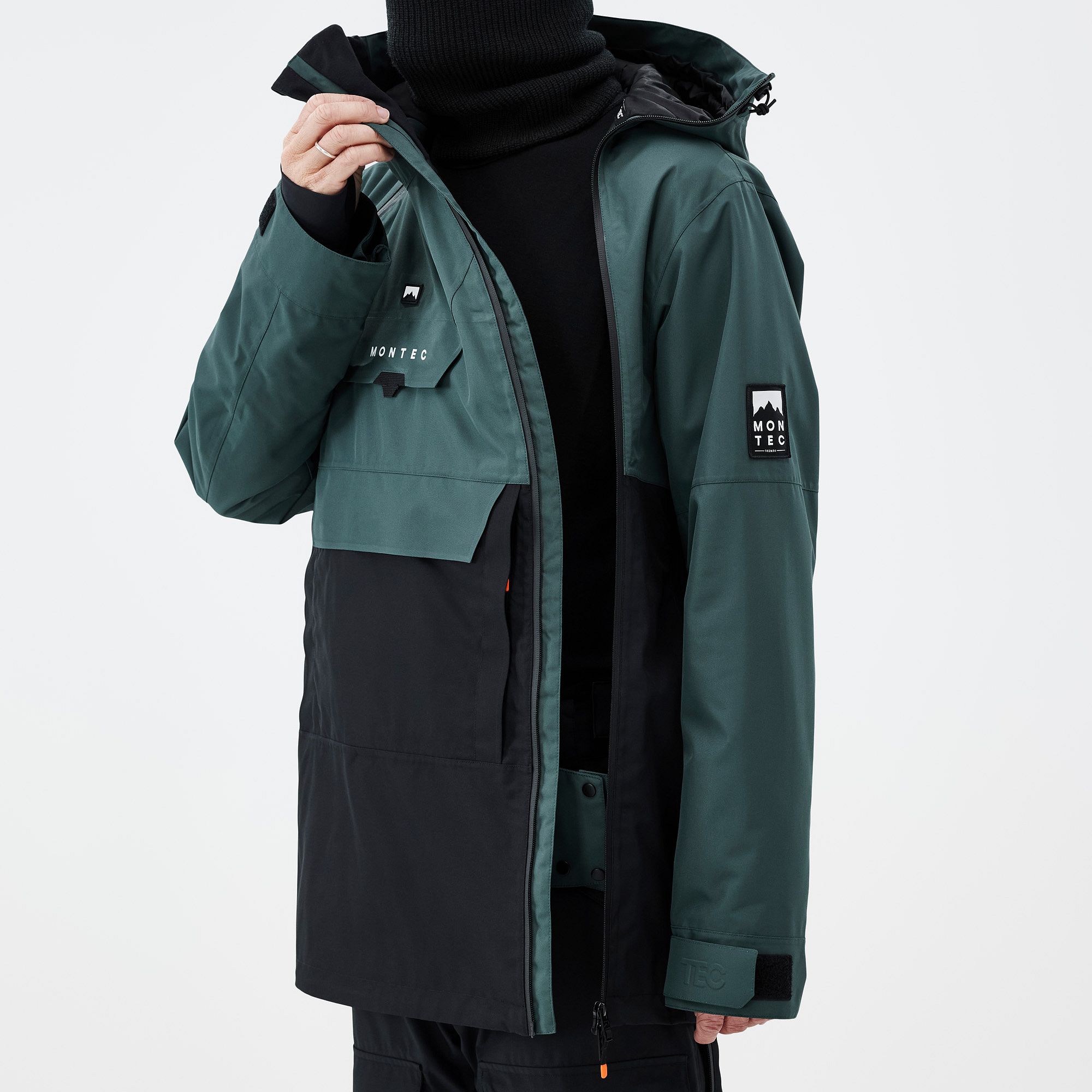 Montec Doom Ski Jacket Men Dark Atlantic/Black | Montecwear.com