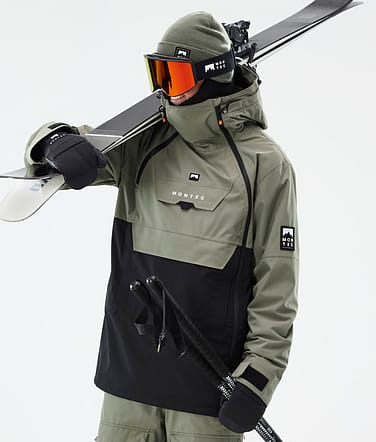 Doom Ski Jacket Men Greenish/Black